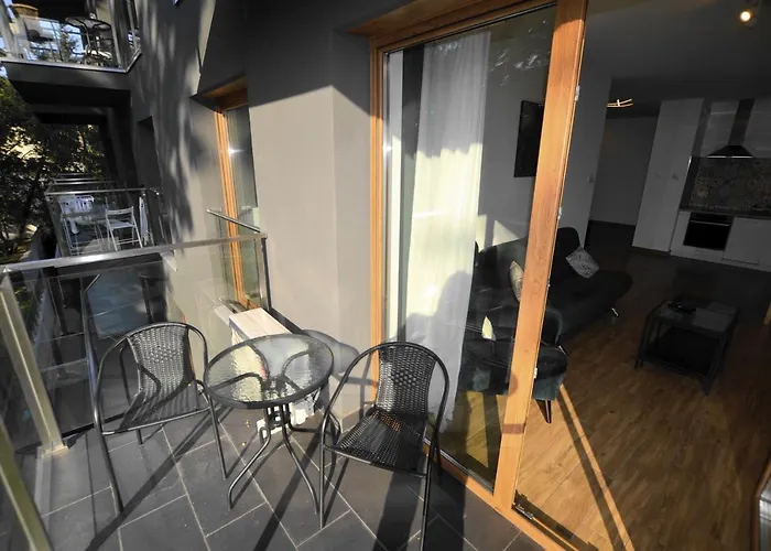 Apartmán Szmaragdowy Z Garazem Centrum Gliwic-klimatyzacja *