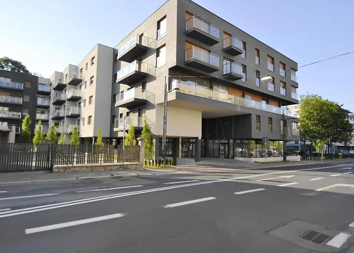 Apartmán Szmaragdowy Z Garazem Centrum Gliwic-klimatyzacja *